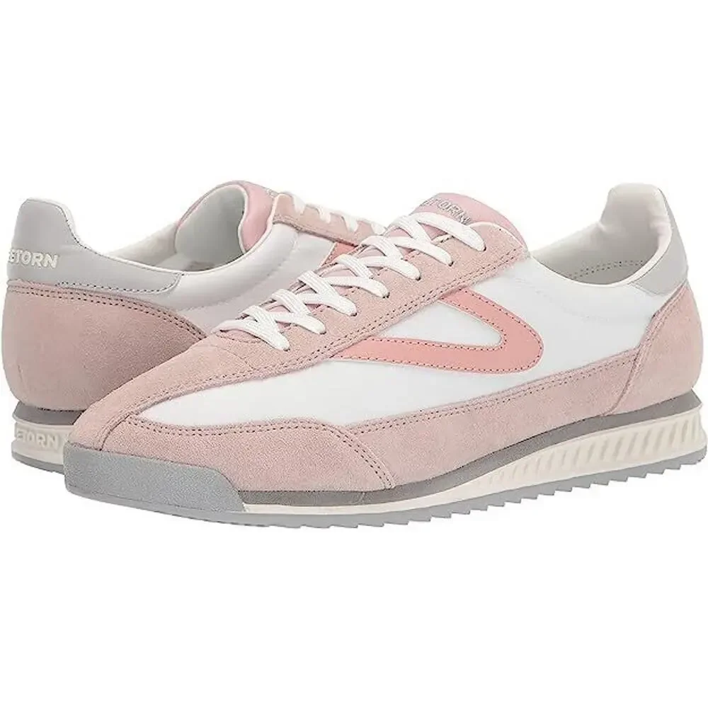 Tretorn Women's Rawlins‎ Retro Lace-up Sneaker Blush 6 NEW